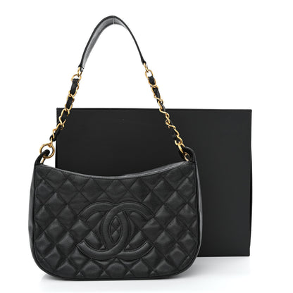 Chanel Caviar Quilted Timeless CC Shoulder Bag Black 12 of 12