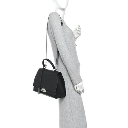 Moynat Taurillon Blush Rejane MM Black 2 of 9