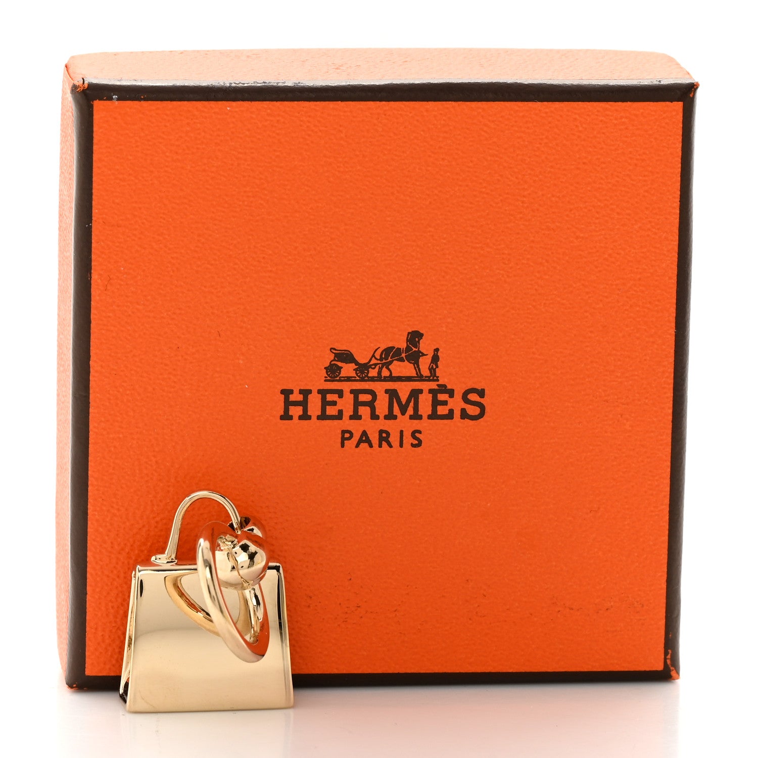 Hermes Permabrass Mini Kelly Twilly Ring 4 of 4