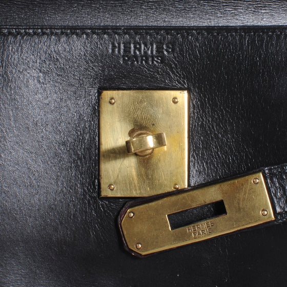 Hermes Box Kelly 32 Black 10 of 15