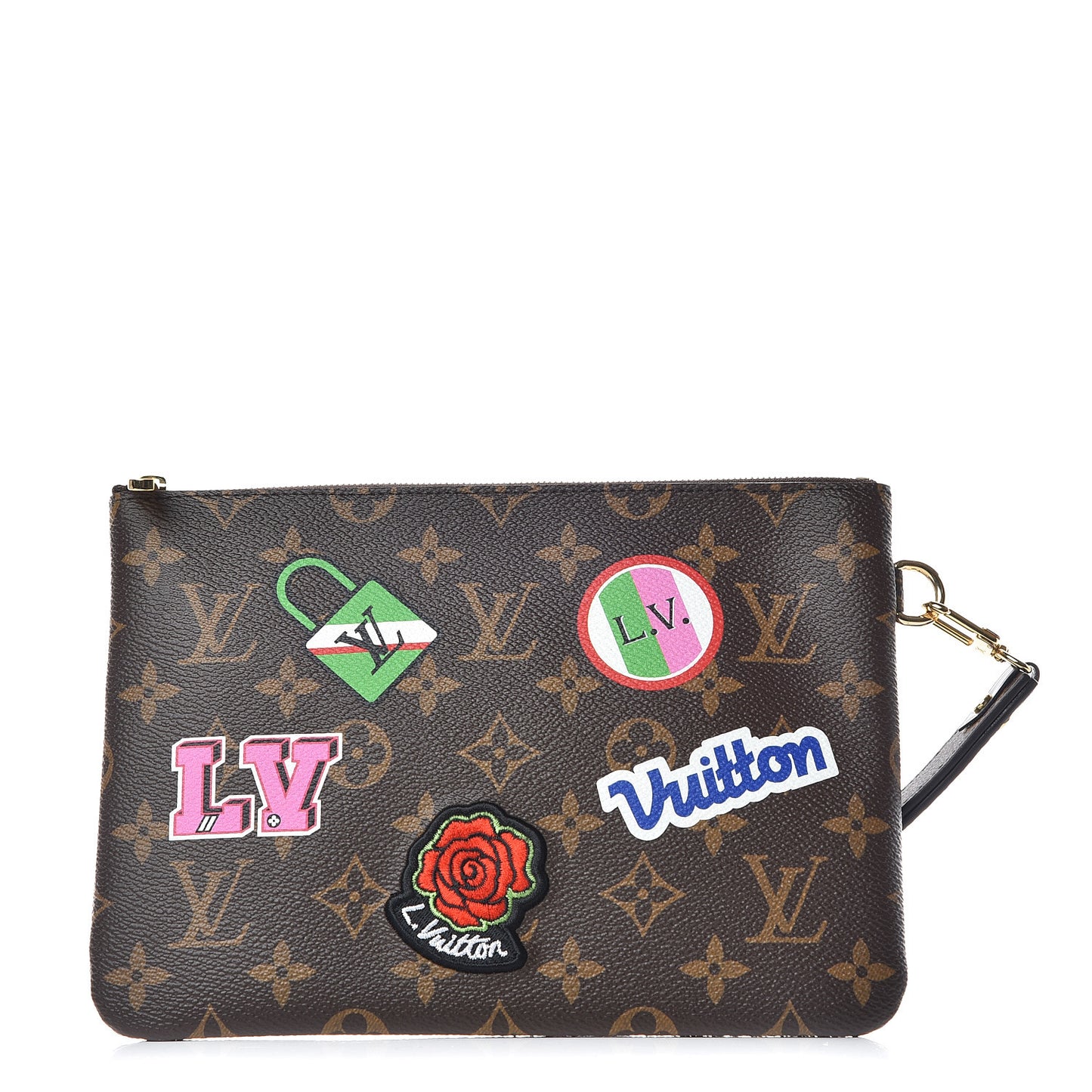 Monogram Travel Stickers City Pouch