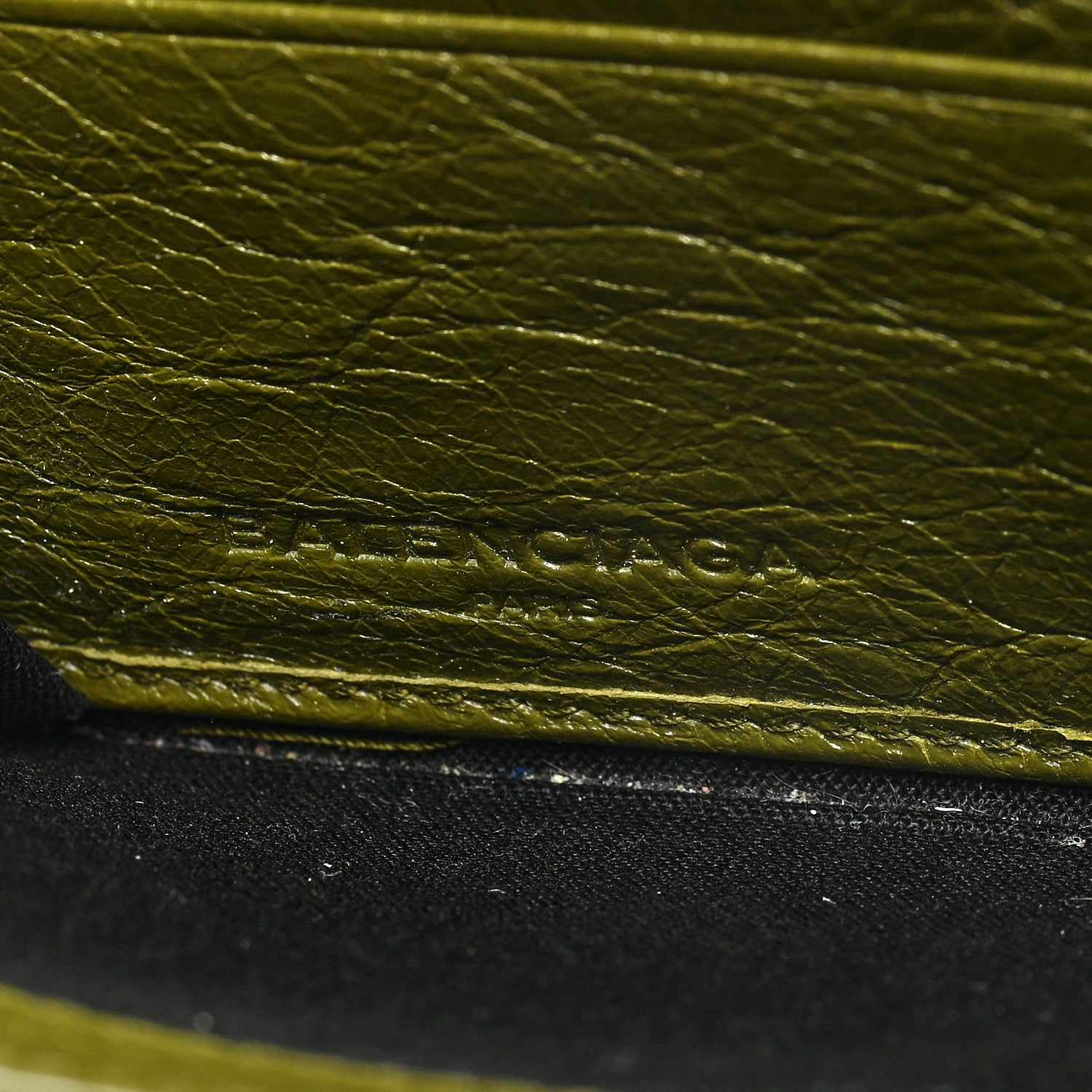 Balenciaga Agneau Giant 12 Gold Hardware Continental Zip Around Wallet Vert Veronese 6 of 6