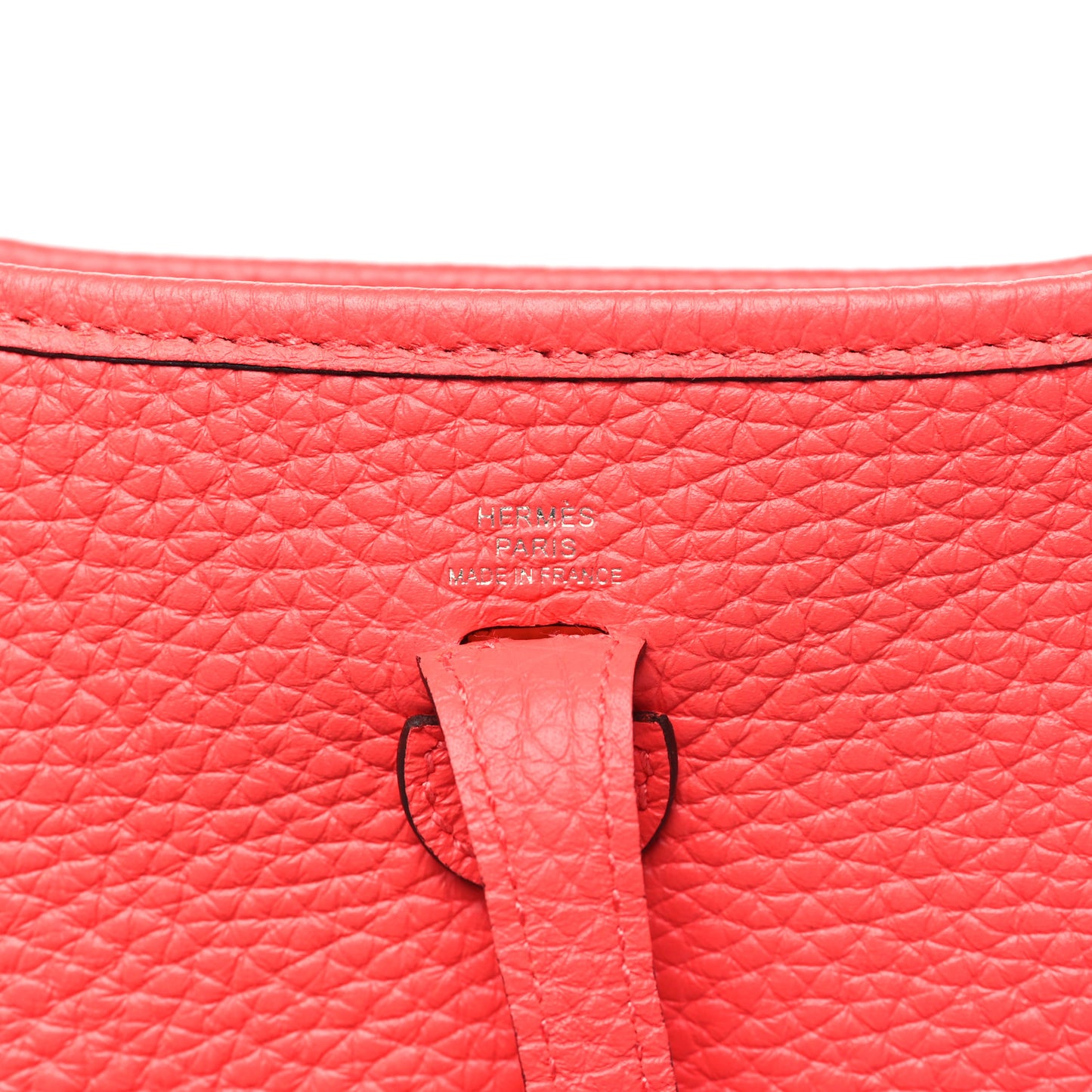 Taurillon Clemence Zigzag Sangle Evelyne TPM Rose Texas