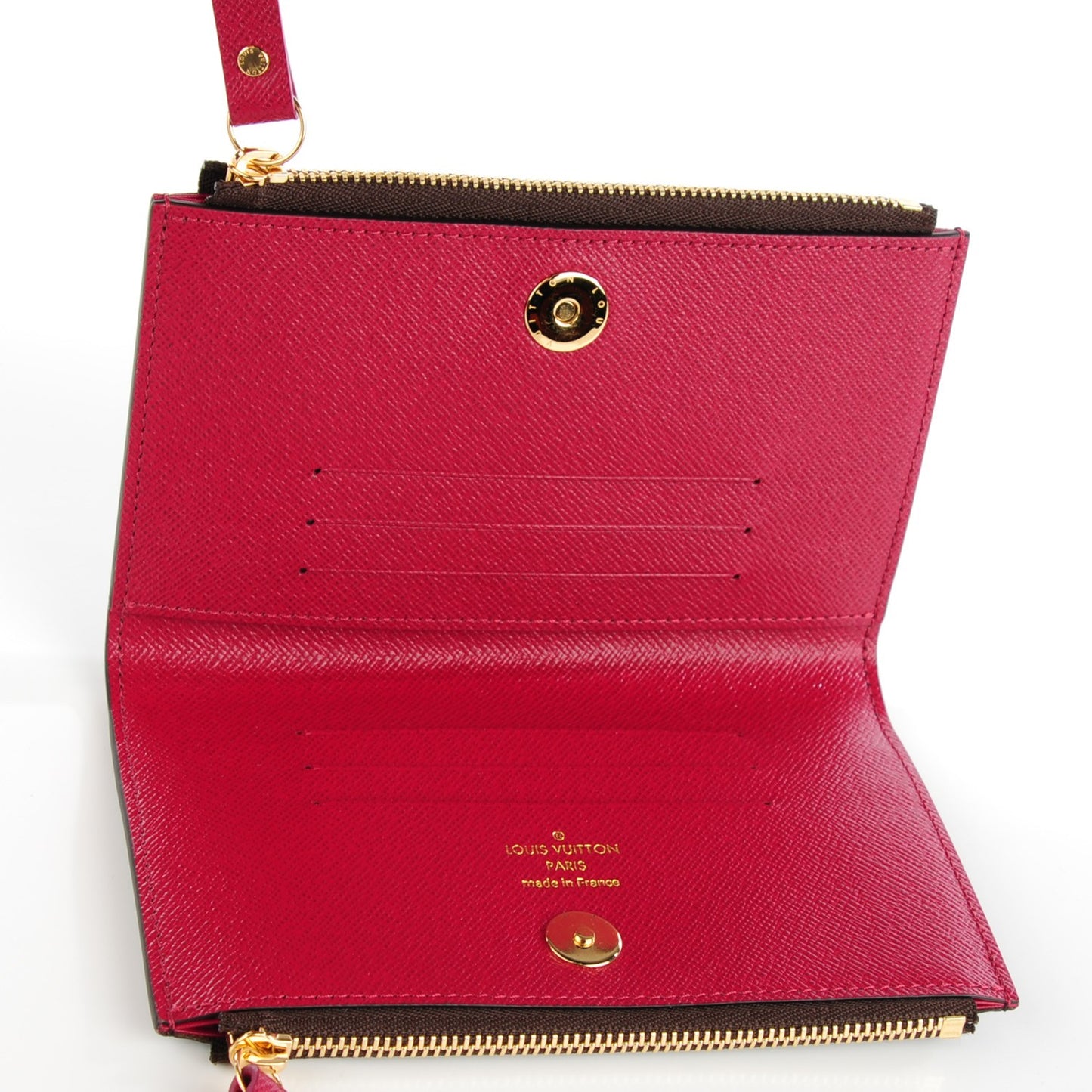 Monogram Adele Compact Wallet Fuchsia