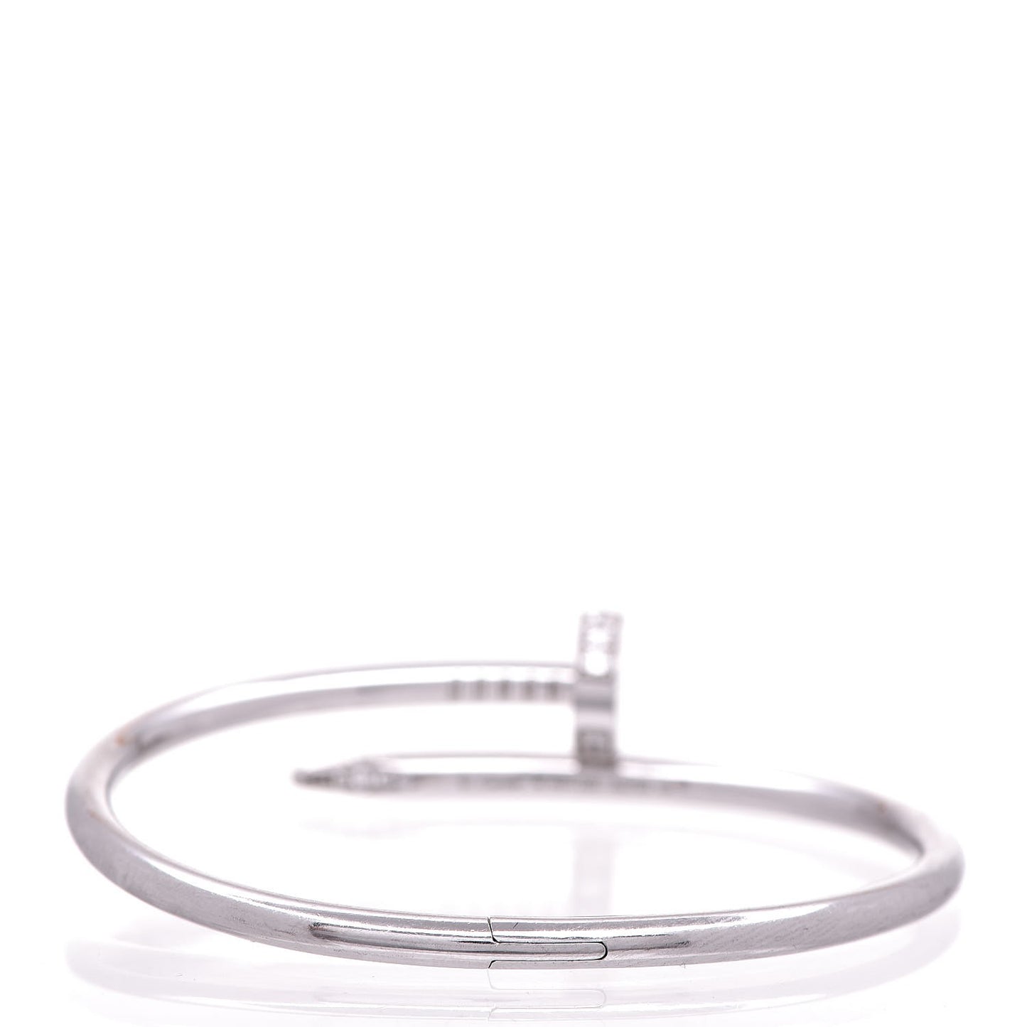 18K White Gold Diamond Juste Un Clou Bracelet 16