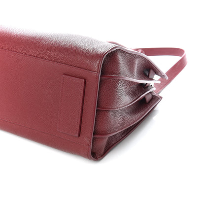 Saint Laurent Grained Calfskin Small Supple Sac De Jour Dark Pallisandre 7 of 18