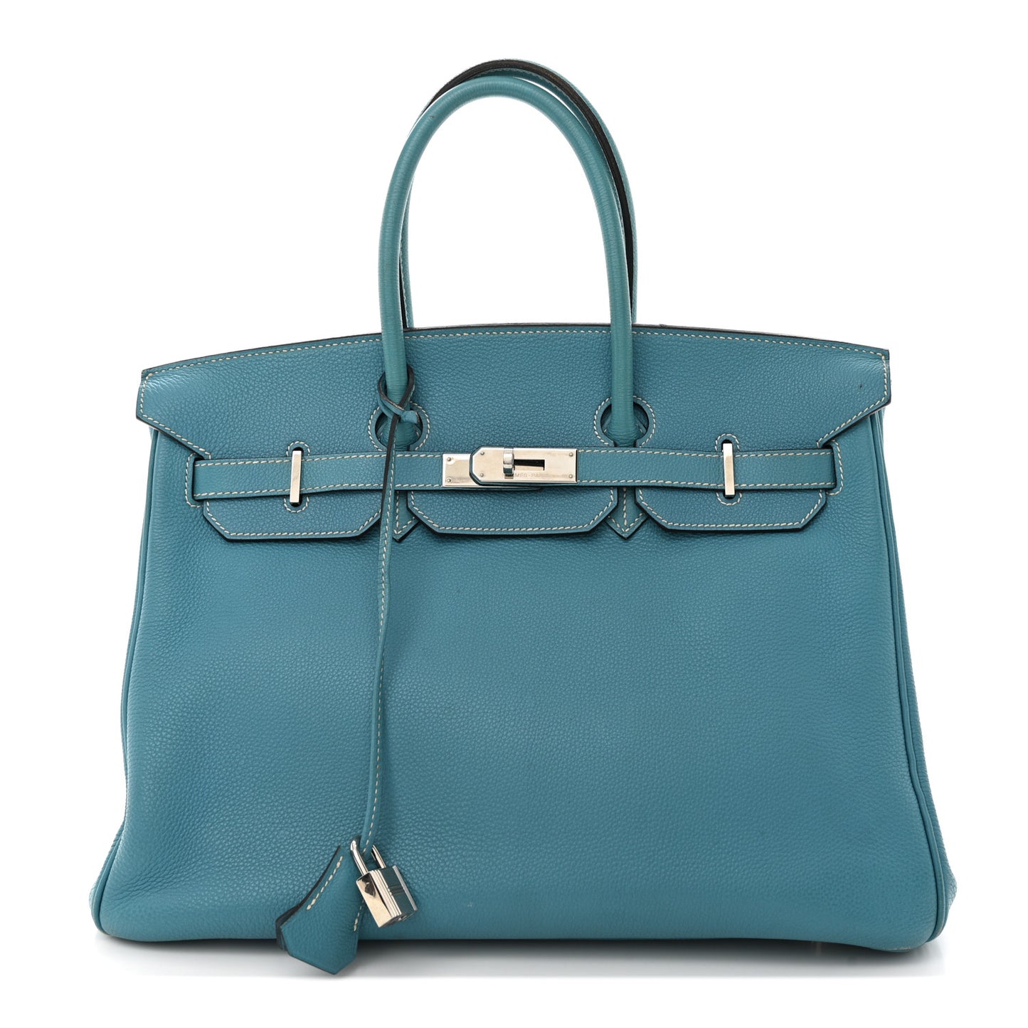Taurillon Clemence BIRKIN 35 Blue Jean