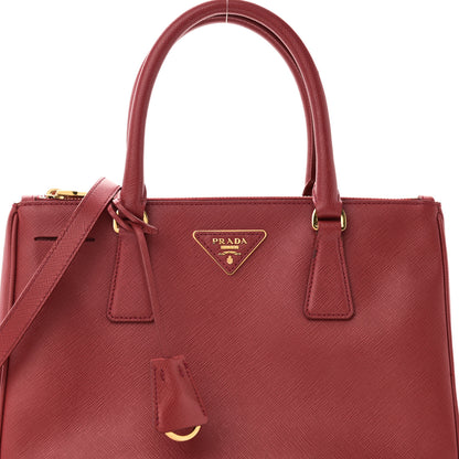 Prada Saffiano Lux Medium Galleria Double Zip Tote Fuoco 7 of 13