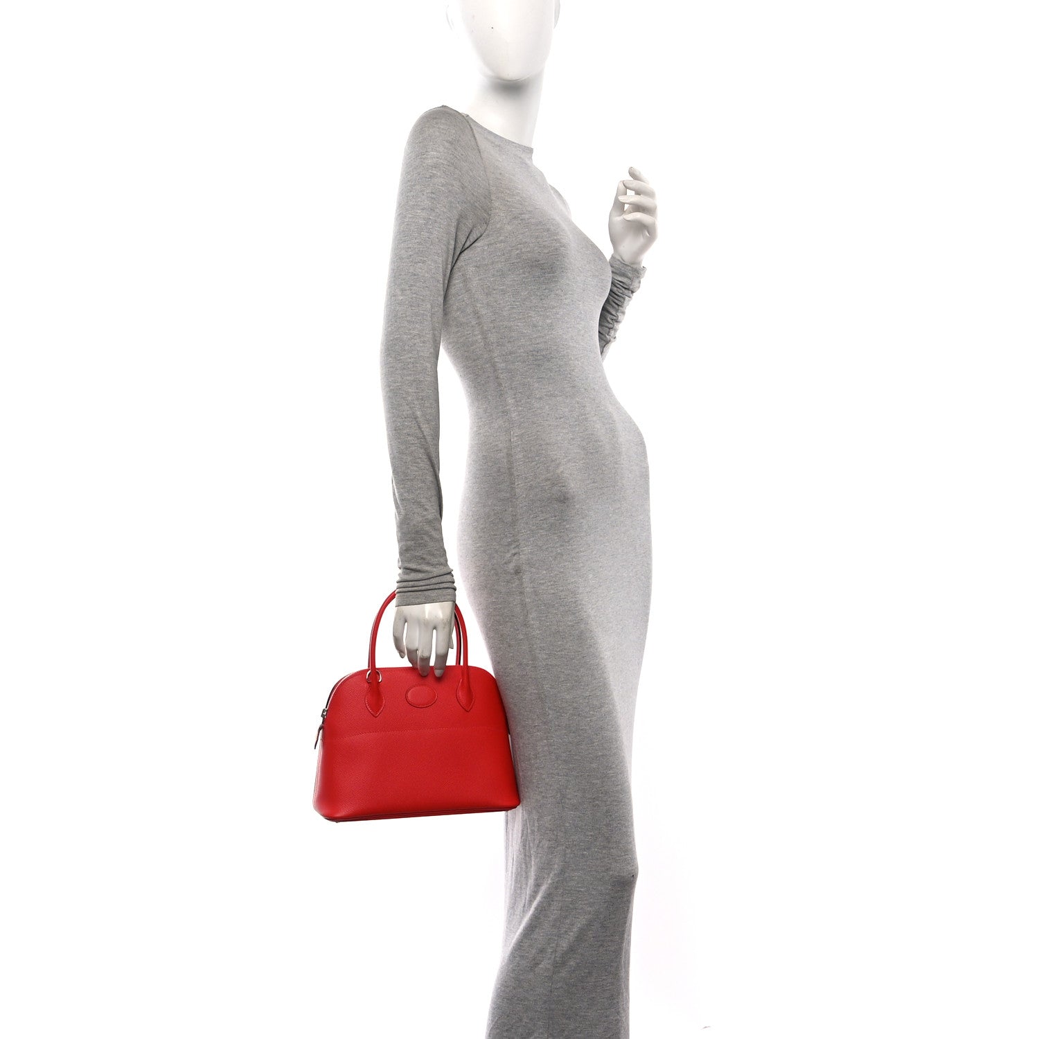 Hermes Epsom Bolide 27 Rouge De Coeur 2 of 11