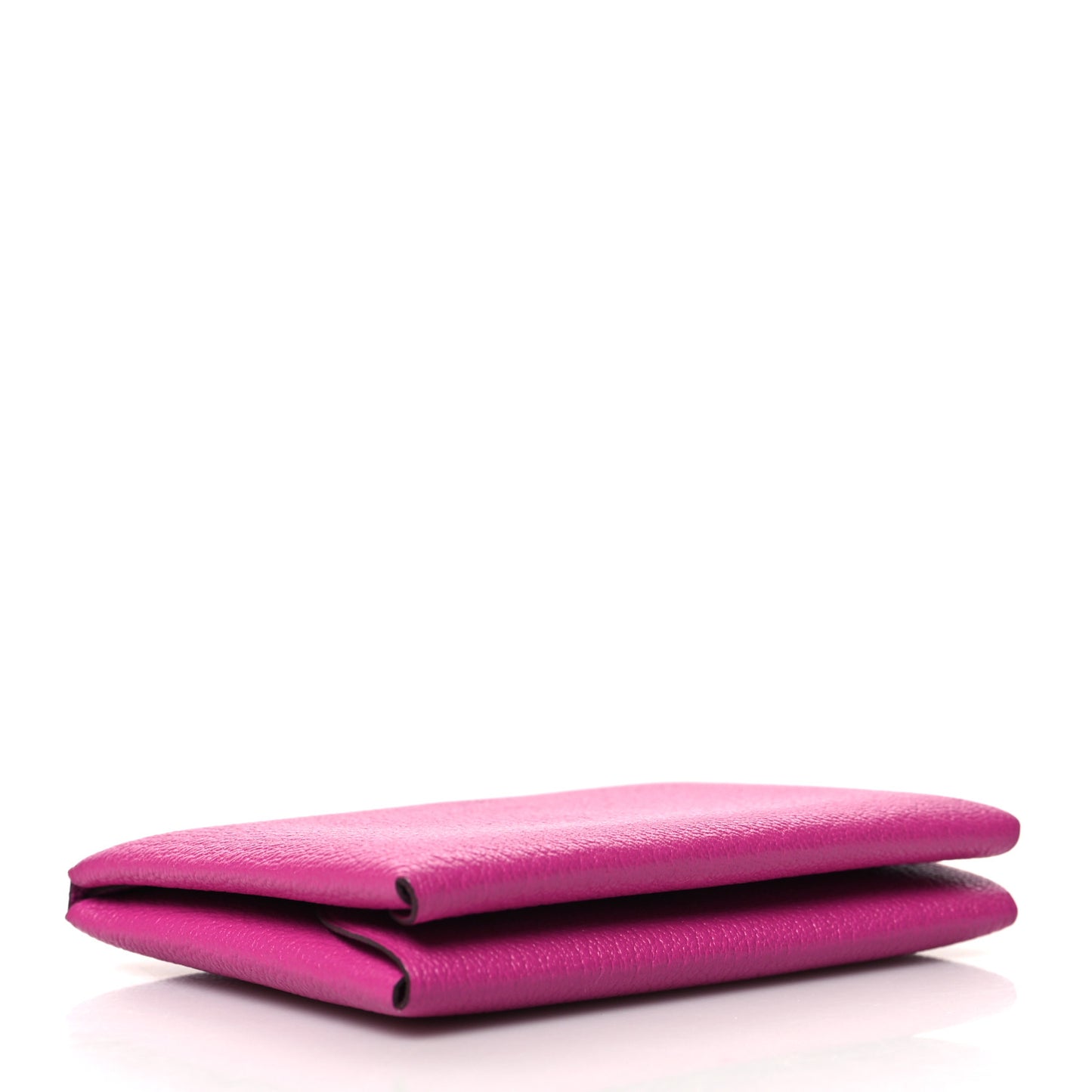 Chevre Mysore Calvi Duo Card Case Rose Pourpre