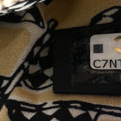 Chanel Caviar Metal Quilted Striated Zip Card Holder Wallet Black 7 of 7