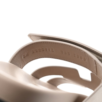Hermes Calfskin Womens Chypre Sandals 36.5 Beige Mastic 6 of 9