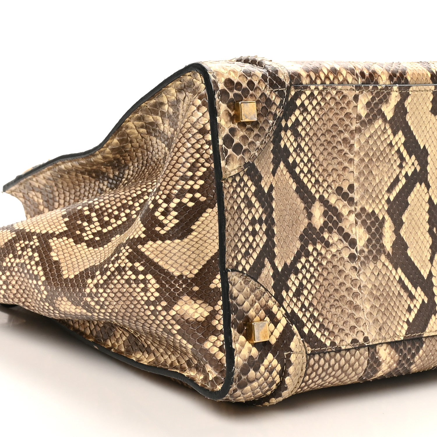 Celine Snakeskin Mini Luggage Beige 8 of 9