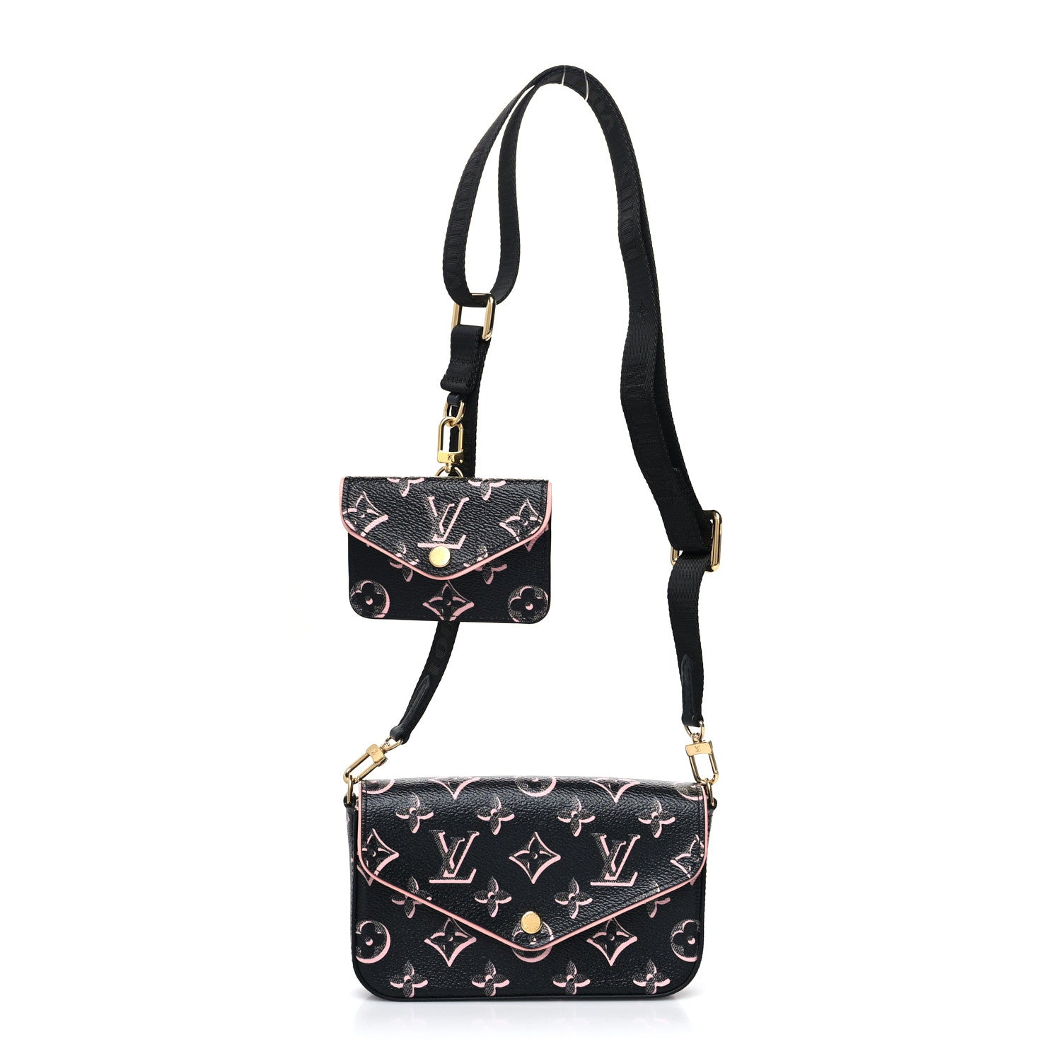 Louis Vuitton Monogram Fall For You Felicie Strap & Go Black 1 of 11