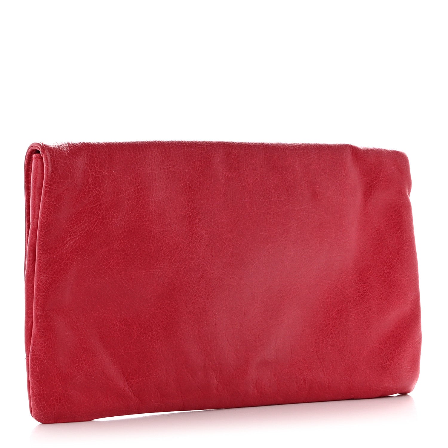 Balenciaga Agneau Giant 12 Silver Hardware Envelope Clutch Rose Thulian 4 of 8