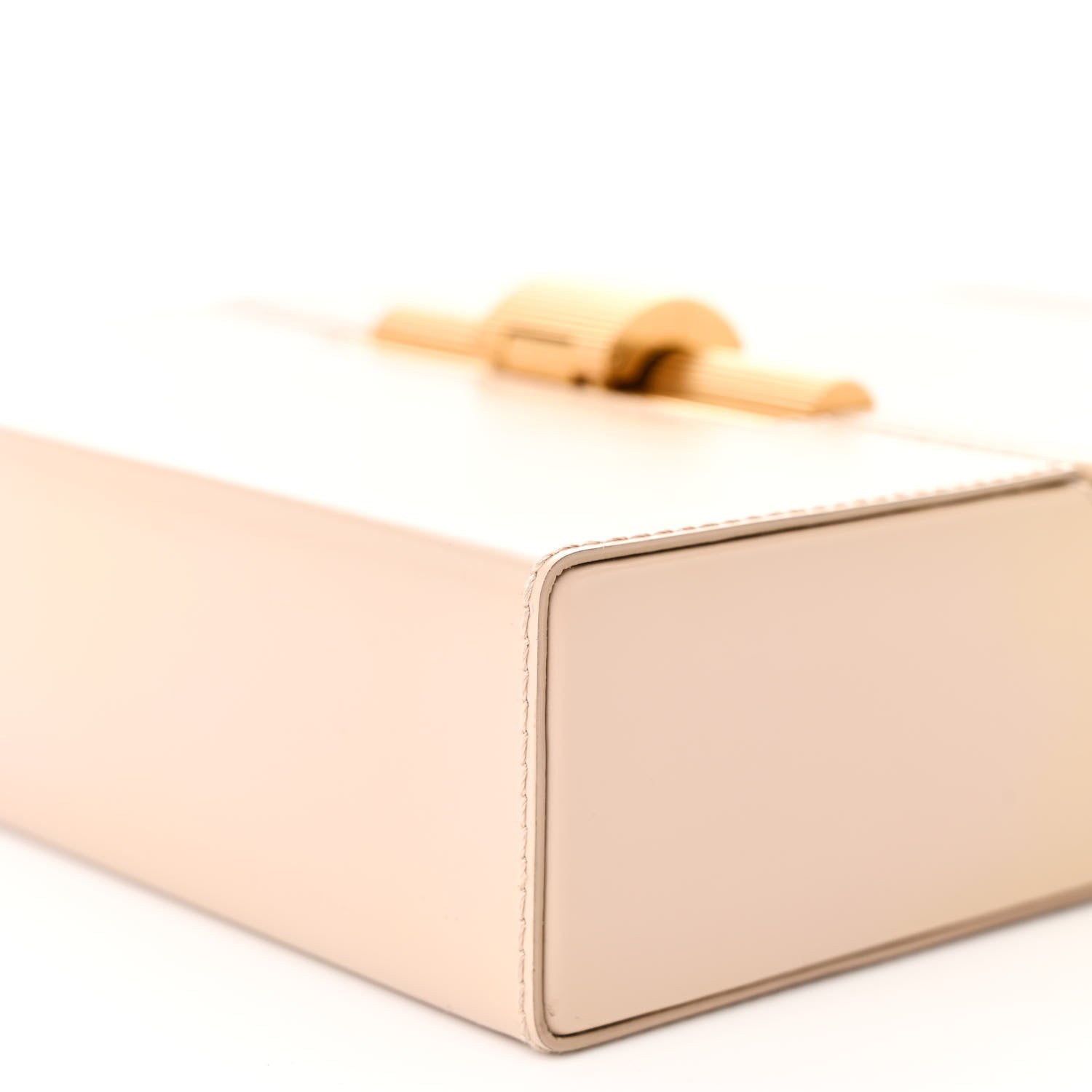 Bottega Veneta Calfskin Daisey Box Clutch  Beige 9 of 12