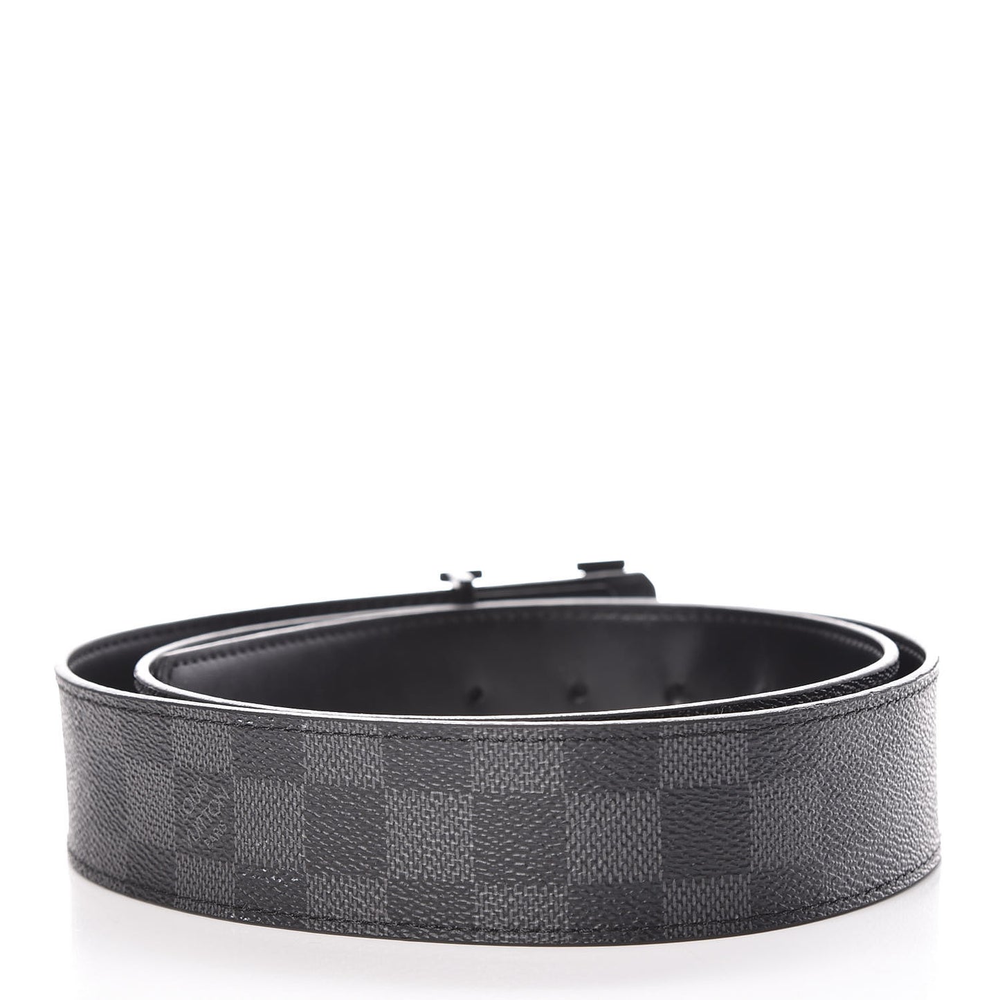 Damier Graphite LV Initiales Belt 100 40
