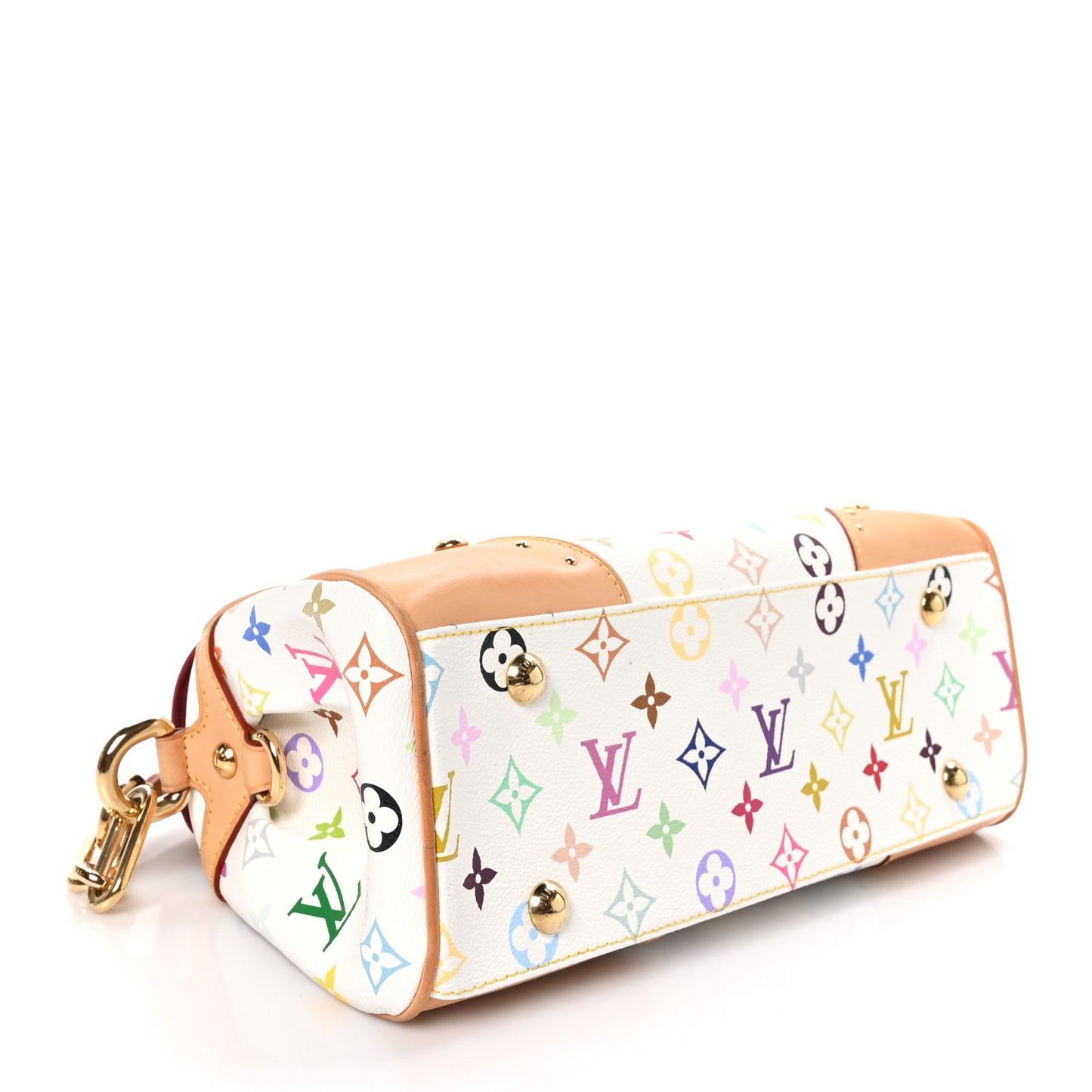 Monogram Multicolor Beverly MM White