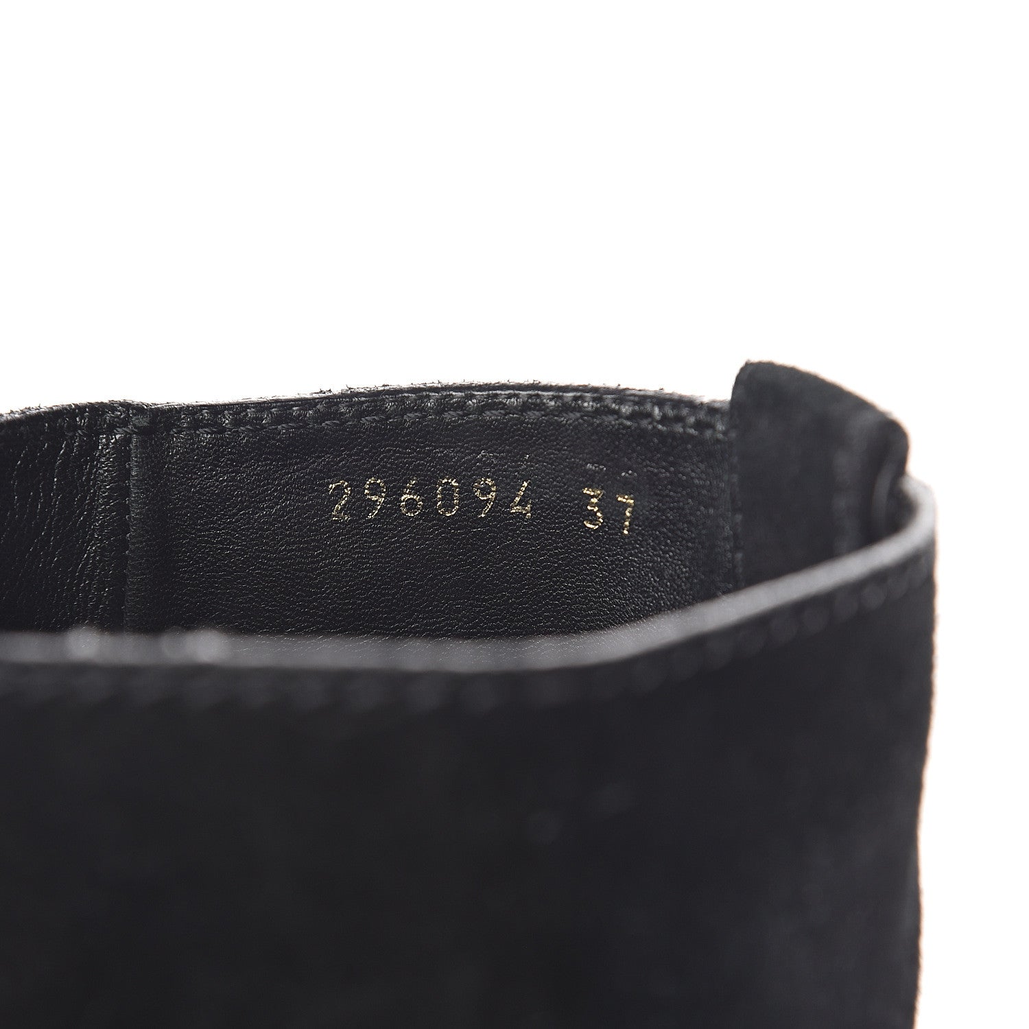 Gucci Suede Interlocking G Boots 37 Black 5 of 7
