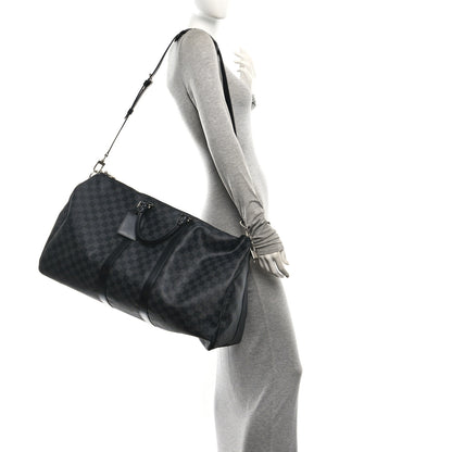 Louis Vuitton Damier Graphite Keepall Bandouliere 55 2 of 10