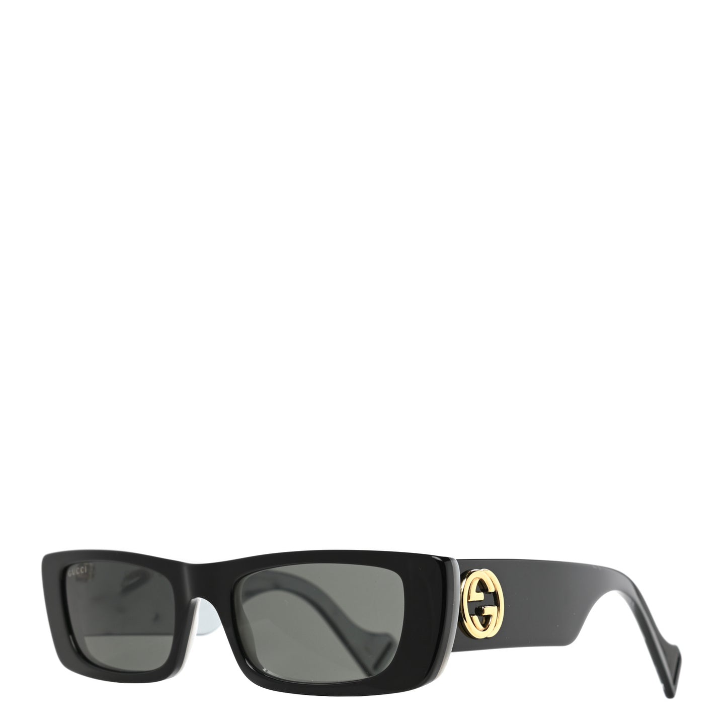 Acetate Rectangular Sunglasses GG0516S Black