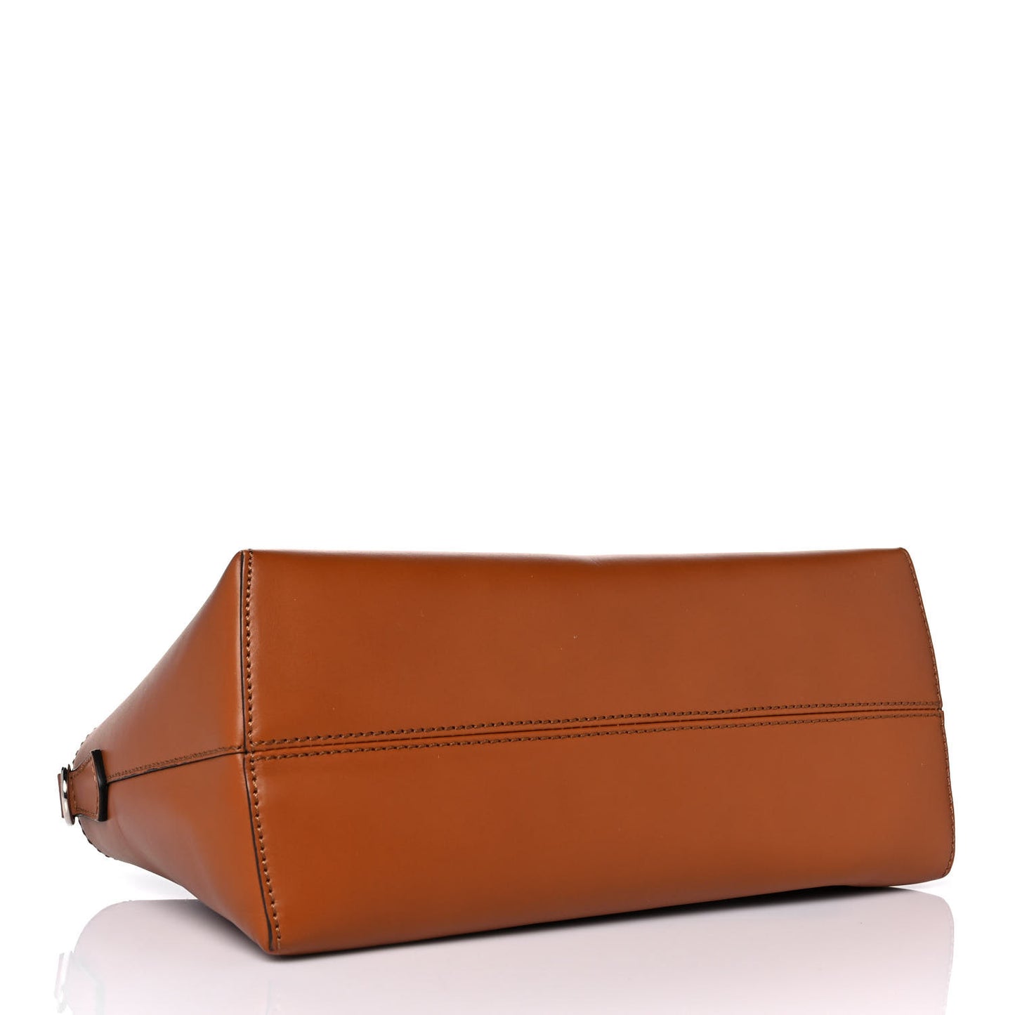 Vitello King Logo Embossed Medium By The Way Boston Bag Cuoio