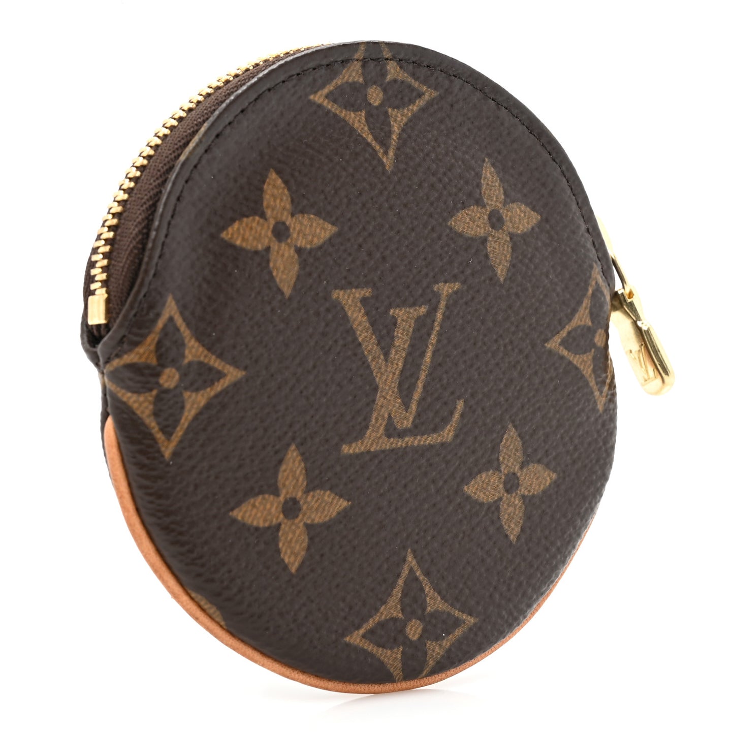 Monogram Round Coin Purse