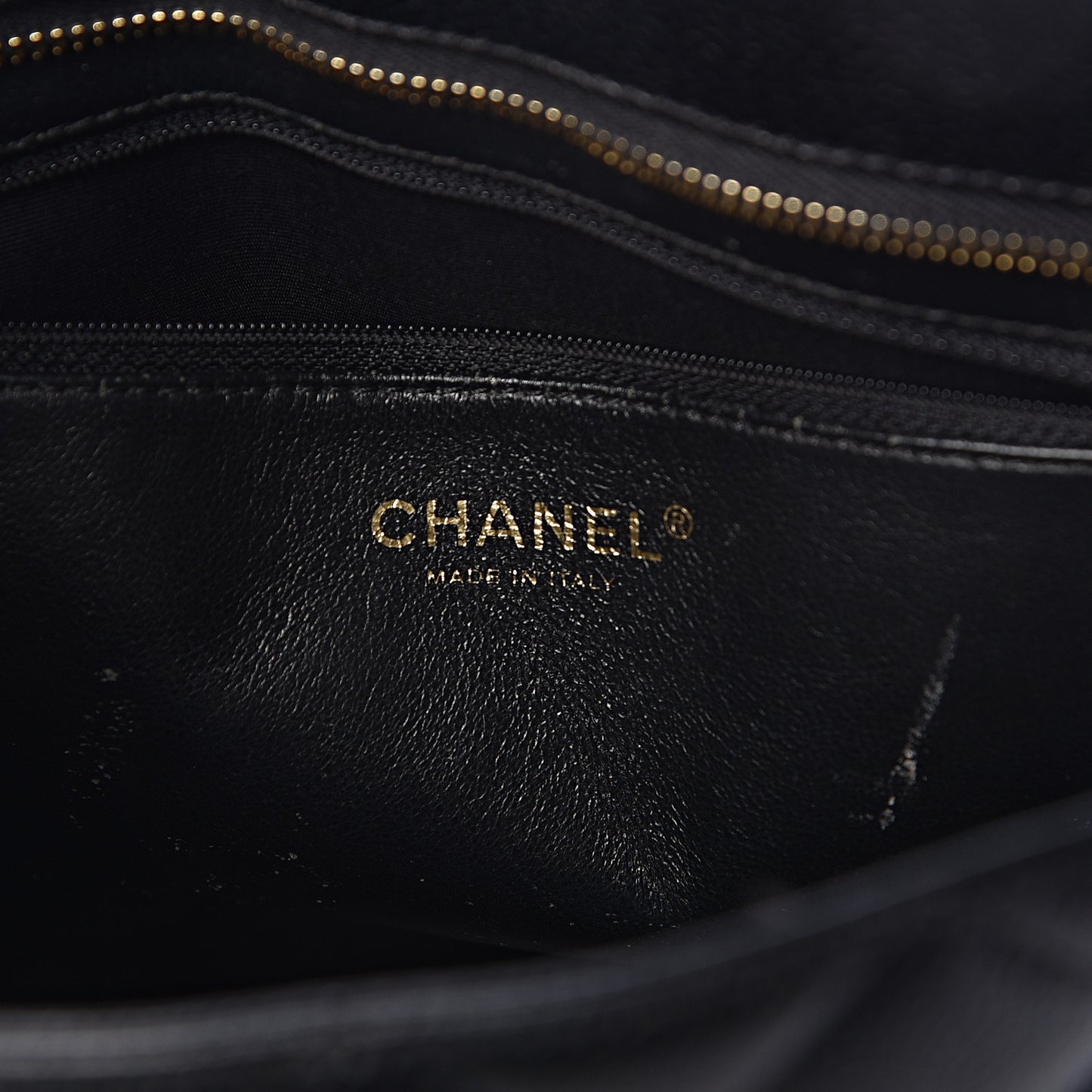 Caviar Quilted Medallion Tote Black