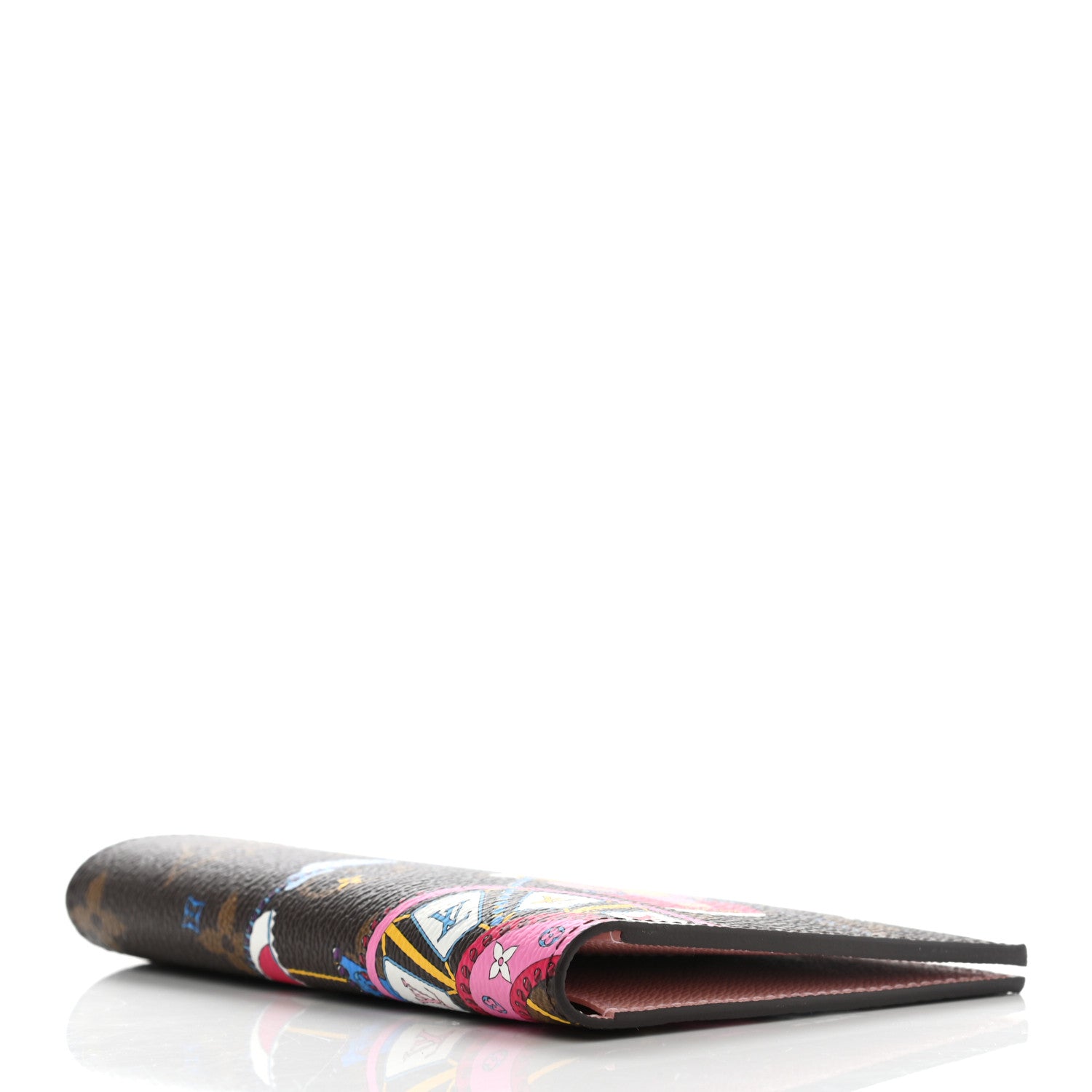 Louis Vuitton Monogram 2020 Christmas Animation Big Wheel Passport Cover Rose Ballerine 4 of 7