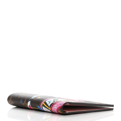 Louis Vuitton Monogram 2020 Christmas Animation Big Wheel Passport Cover Rose Ballerine 4 of 7