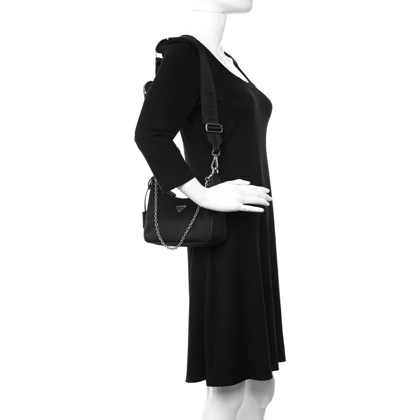 Nylon Re-Edition 2005 Shoulder Bag Black