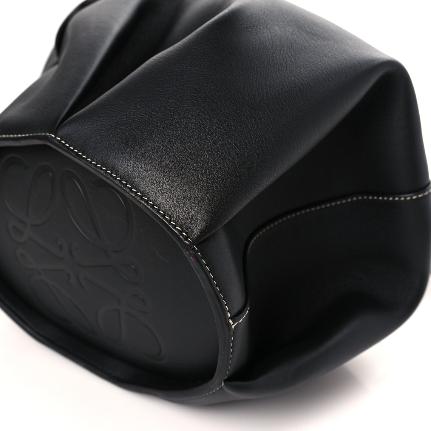 Calfskin Large Elephant Crossbody Bag Black