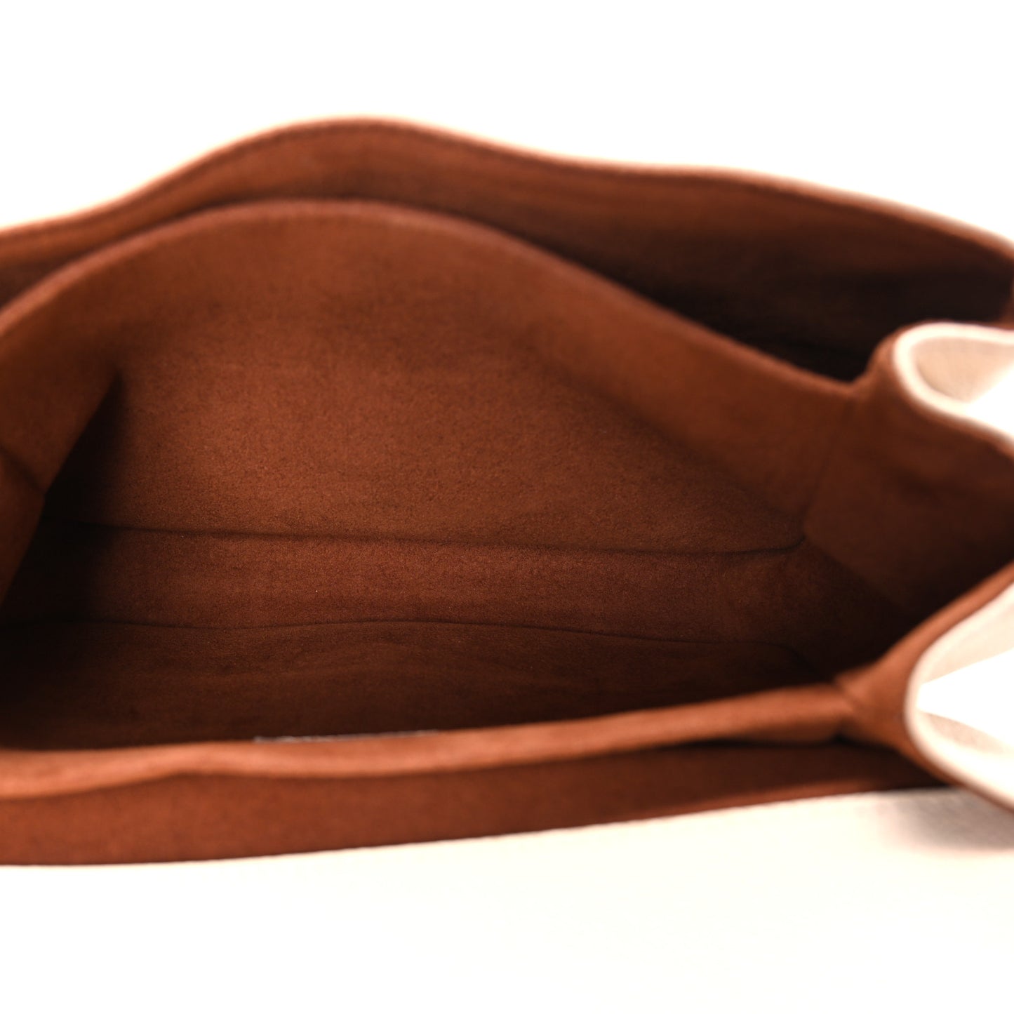 Empreinte Braided Pochette Metis Creme Beige Caramel