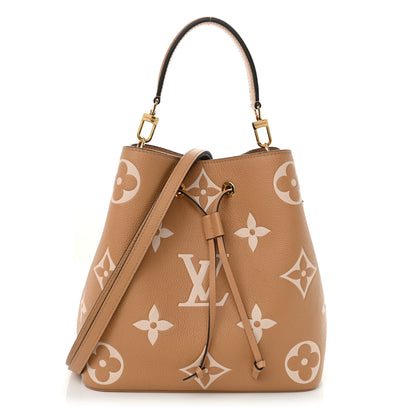 Louis Vuitton Empreinte Monogram Giant Neonoe MM Arizona Beige 1 of 12