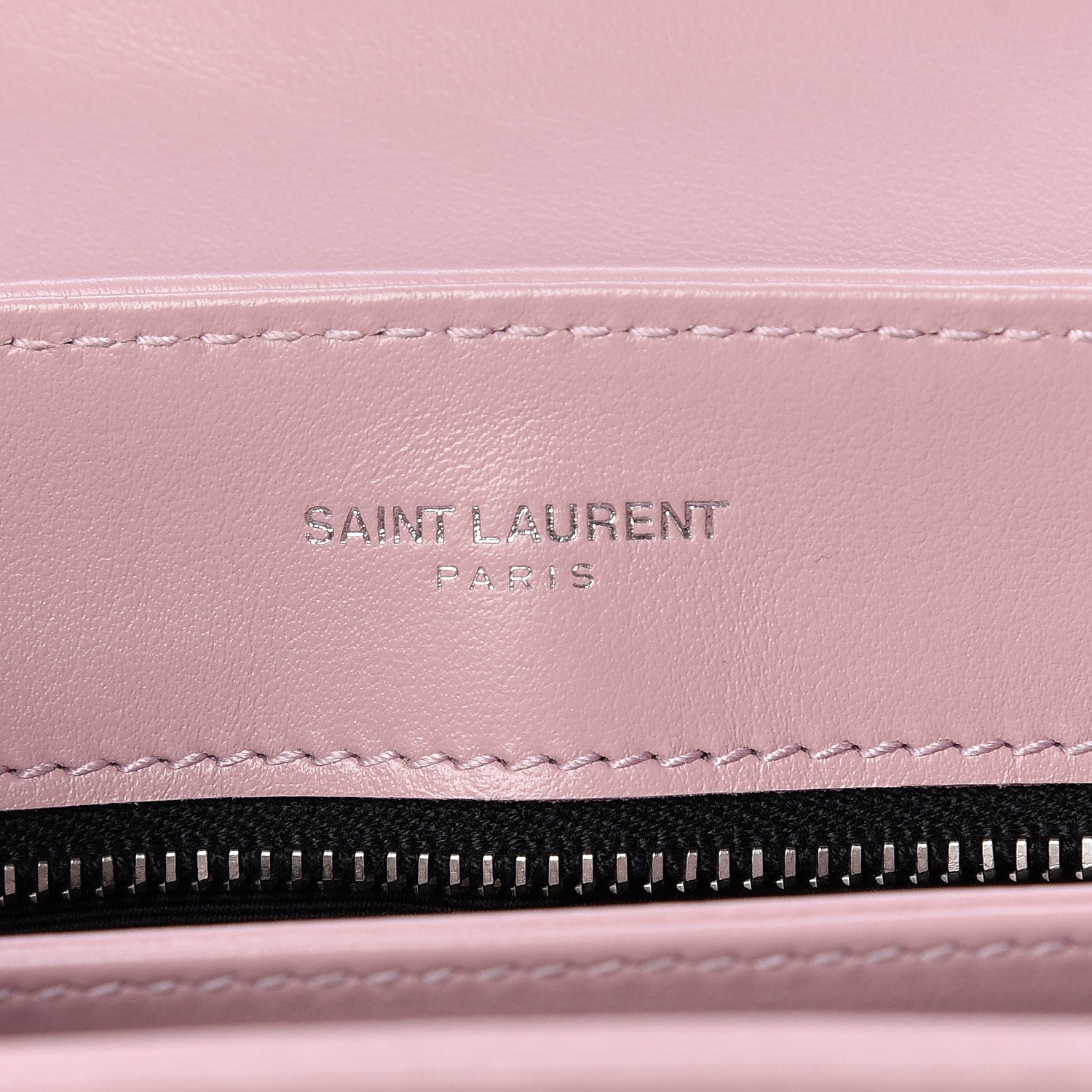 Saint Laurent Calfskin Y Quilted Monogram Toy Loulou Crossbody Bag Tender Pink 6 of 10