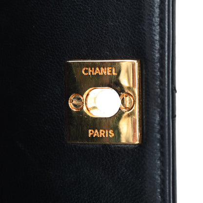 Chanel Lambskin Quilted Mini Rectangular Flap Black 7 of 8