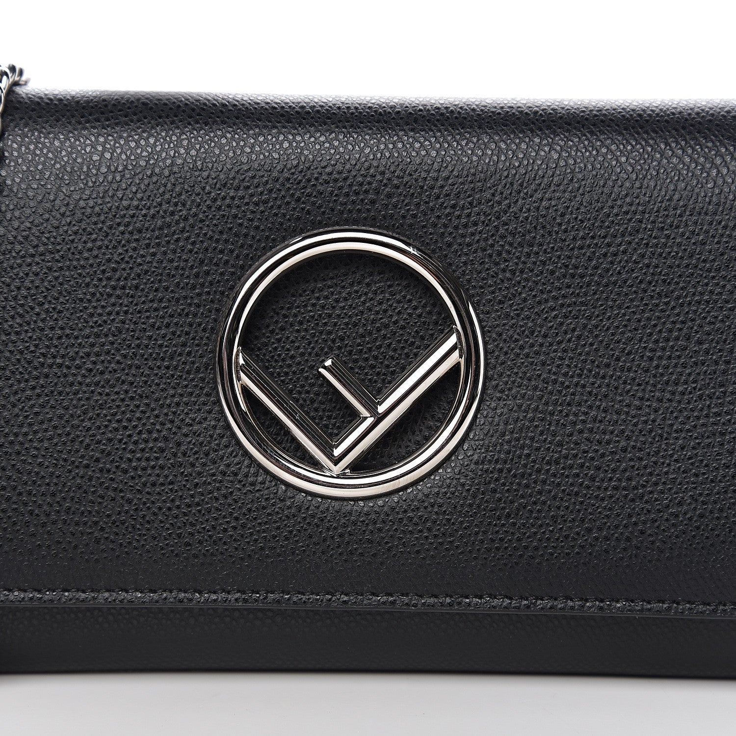 Fendi Vitello Cruise F is Fendi Wallet on Chain Black 10 of 10