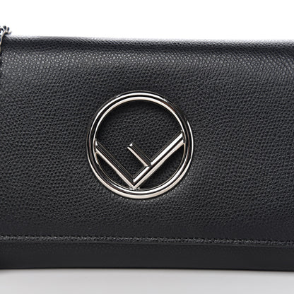 Fendi Vitello Cruise F is Fendi Wallet on Chain Black 10 of 10