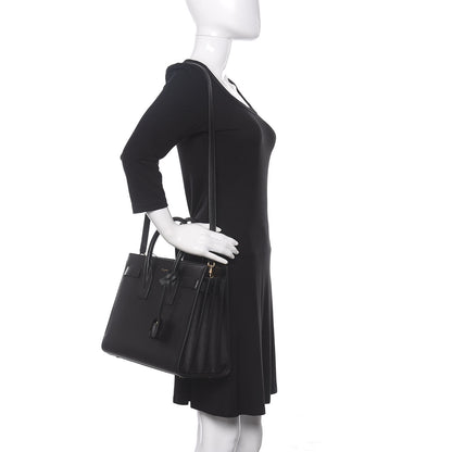 Saint Laurent Calfskin Small Sac De Jour Black 2 of 12