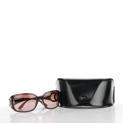 Chanel CC Sunglasses 6014 Brown 5 of 5
