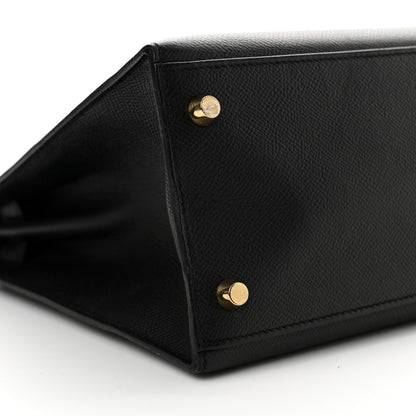 Hermes Epsom Kelly Sellier 28 Black 10 of 17