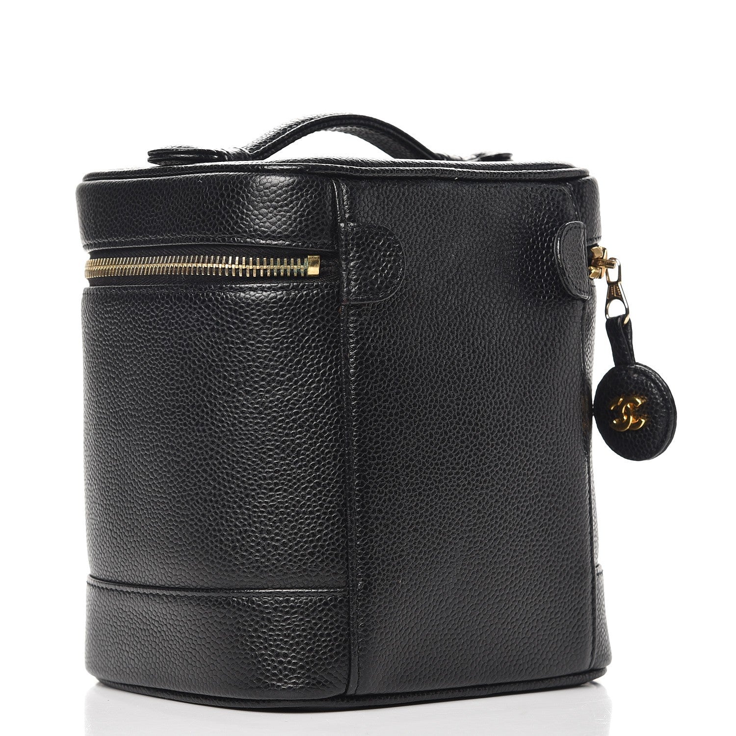 Chanel Caviar Cosmetic Vanity Bag Black 3 of 13