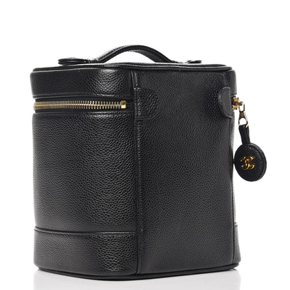 Chanel Caviar Cosmetic Vanity Bag Black 3 of 13