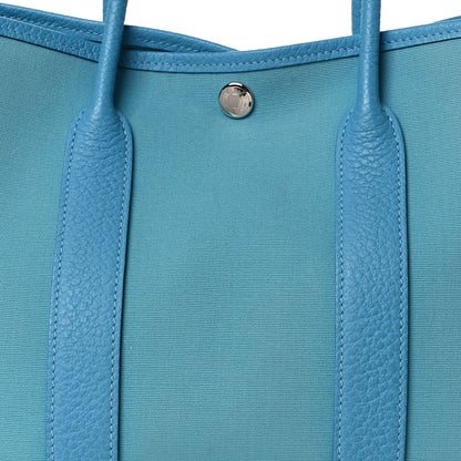 Hermes Toile Negonda Garden Party 30 TPM  Bleu Du Nord 7 of 10