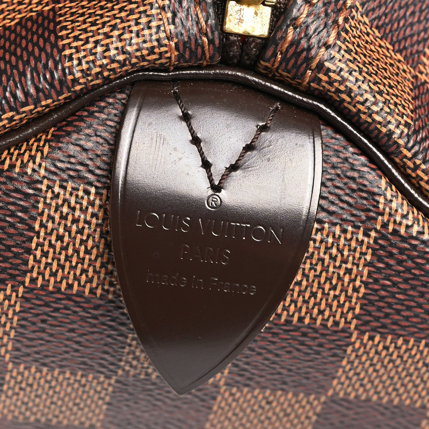 Louis Vuitton Damier Ebene Speedy 35 6 of 9