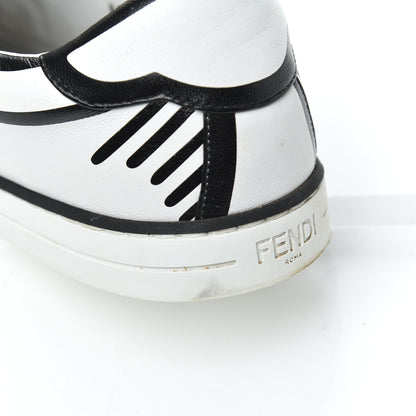 Fendi X JOSHUA VIDES Nappa Rockoclick Slip On Sneakers 37.5 Snow White Black 11 of 20