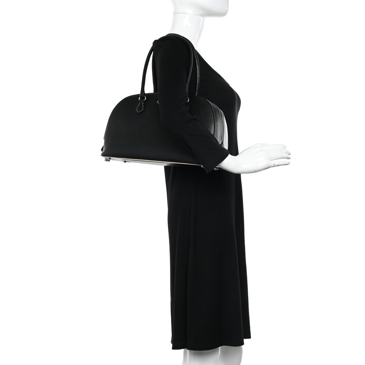 Goatskin Bowling Bag Black