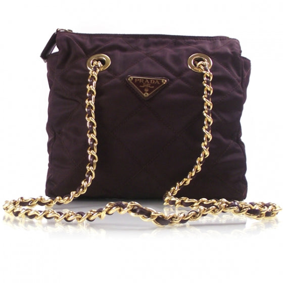 Nylon Chain Shoulder Bag