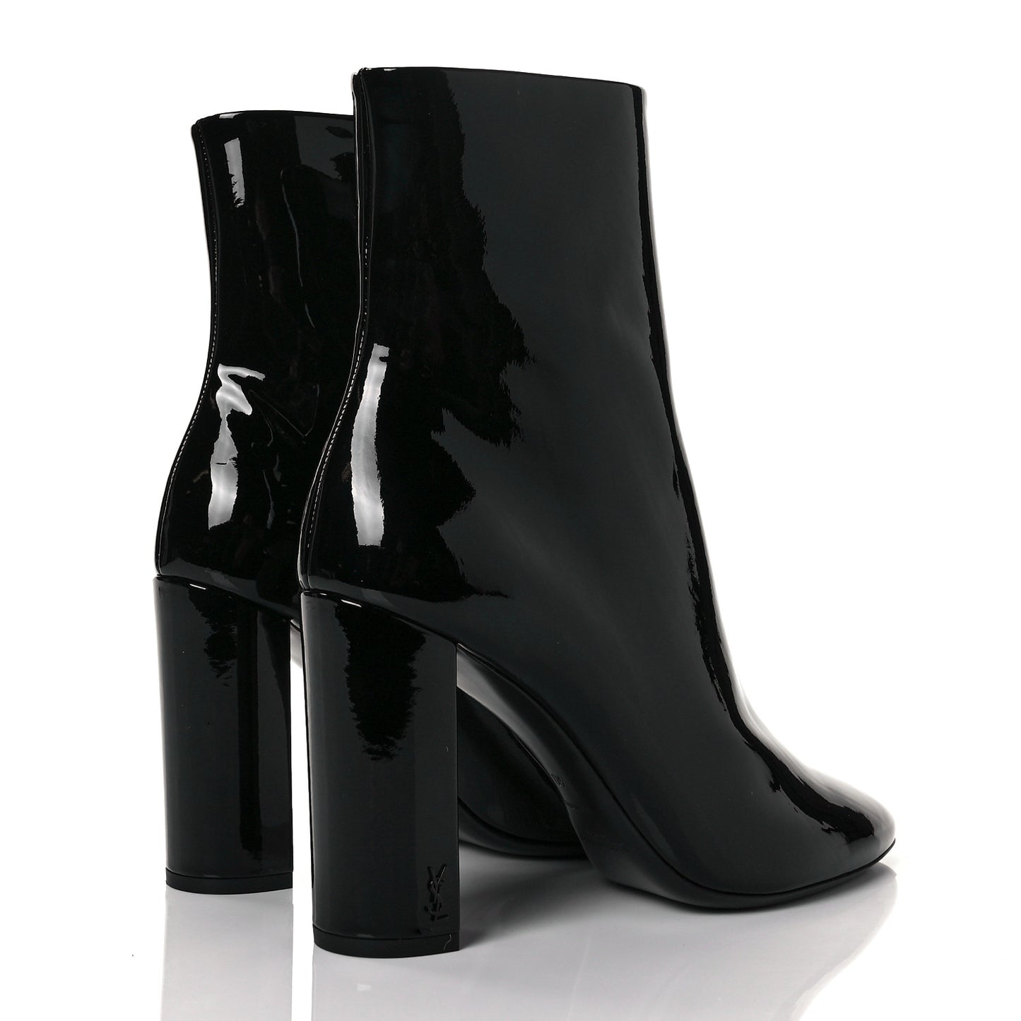 Patent Loulou 95 Ankle Zip Boot 40 Black