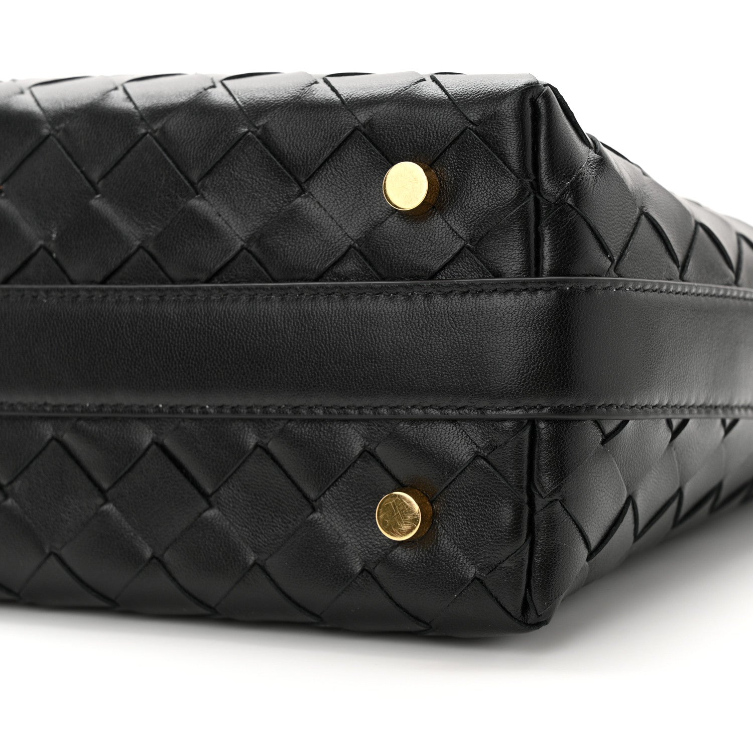 Bottega Veneta Calfskin Nappa Intrecciato Mini Wallace Black 10 of 10